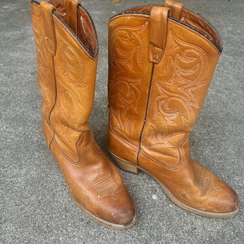 Full Leather Cowboy boots 7.5